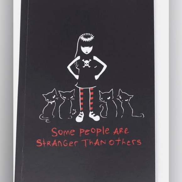 NWT Dolls Kill x Emily the Strange Strive For Strangeness Notebook - Picture 1 of 6